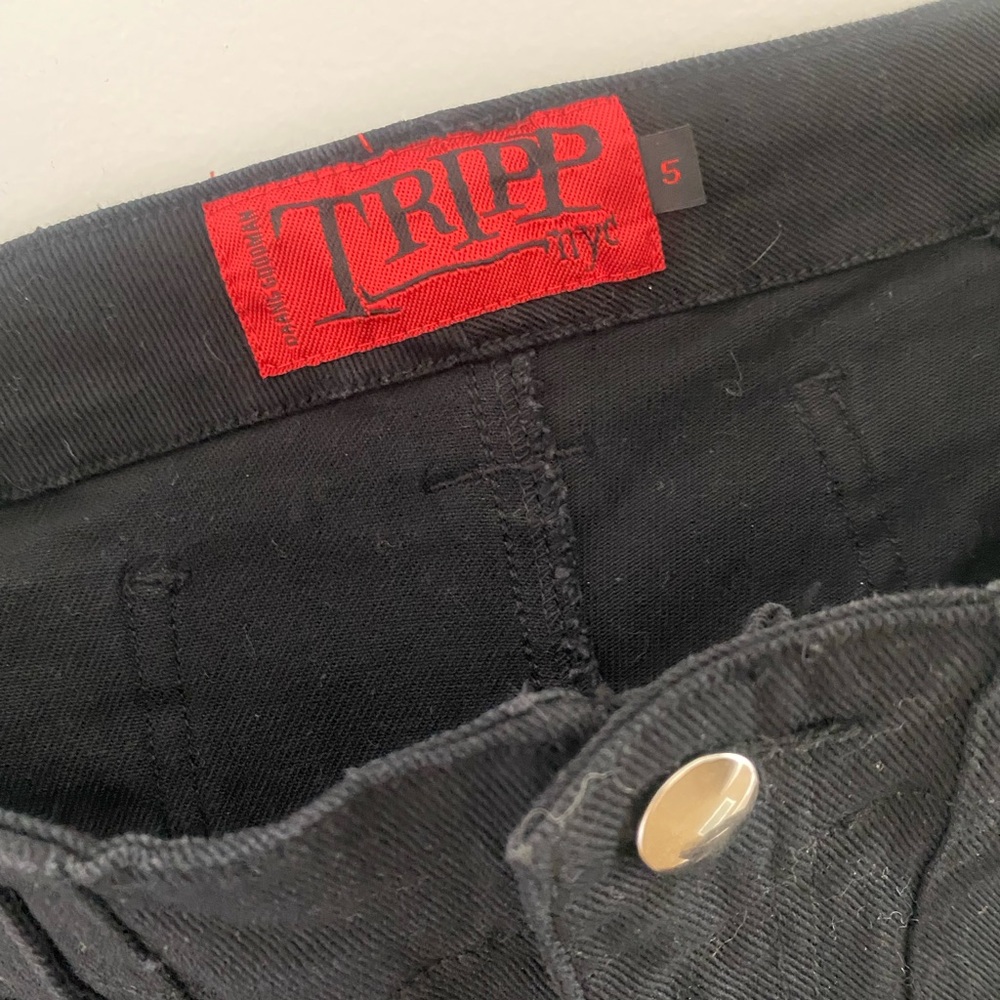 Tripp NYC Y2K NWOT Skinny Strapped Pants sz 5 - Picture 4 of 7